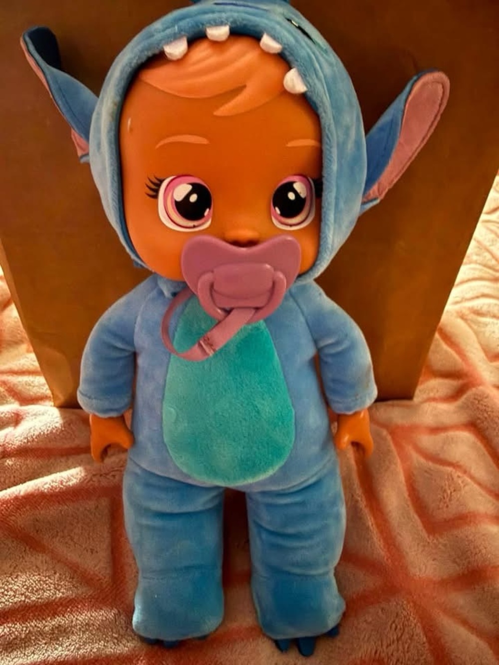 Disney Crying babies tiny cuddles Stitch plush doll
